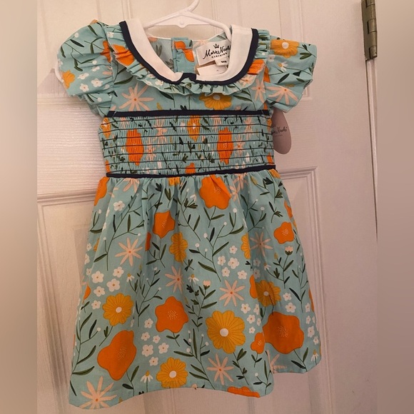 NWT Marie Nicole Smocked Dress - Picture 1 of 9